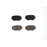 Four BFD680CR ProSeries OE Brake Pads arranged in a square pattern on a white background.