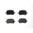 Four BFD707CR ProSeries OE Brake Pads in black, arranged in a 2x2 grid on a white background.