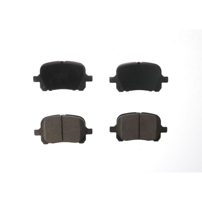 Four BFD707CR ProSeries OE Brake Pads in black, arranged in a 2x2 grid on a white background.