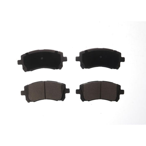 Four BFD721CR ProSeries OE Brake Pads in black arranged in two rows on a white background.