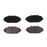 Four BFD748SM ProSeries OE Brake Pads in black and grey, arranged in two rows against a white background.