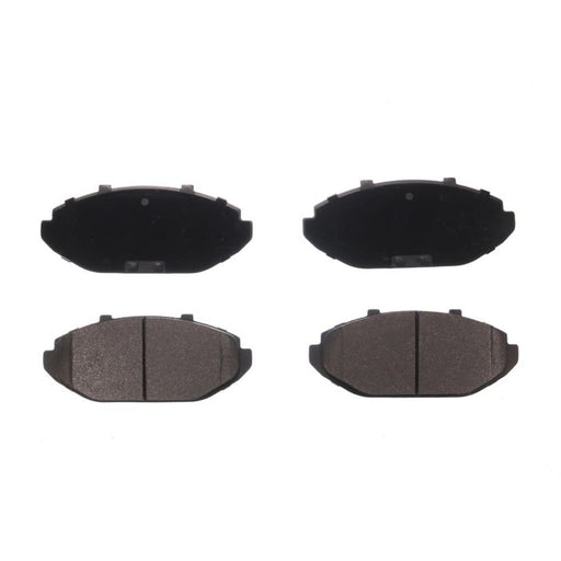 Four BFD748SM ProSeries OE Brake Pads in black and grey, arranged in two rows against a white background.