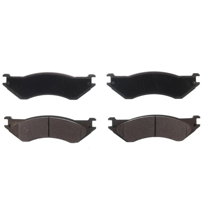 Four BFD758SM ProSeries OE Brake Pads arranged in two rows on a white background.