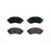 Four BFD798CR ProSeries OE black automotive brake pads arranged in two rows on a white background.