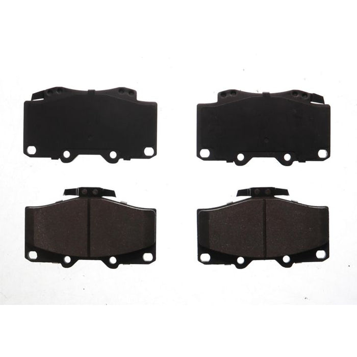 Four BFD436ACR ProSeries OE Brake Pads in black, arranged in two rows against a white background.
