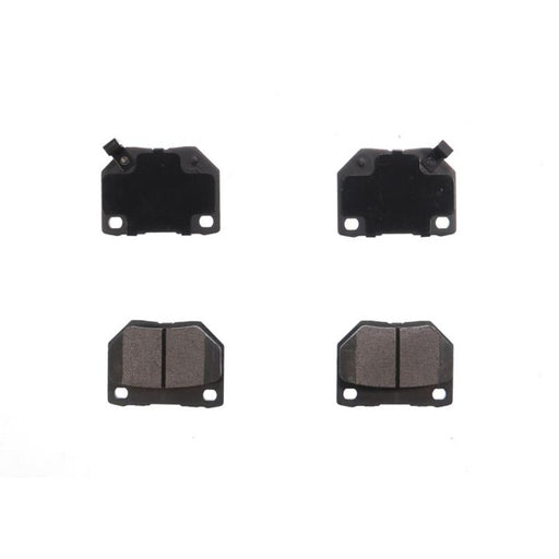 Four BFD461SM ProSeries OE Brake Pads in black displayed against a white background.