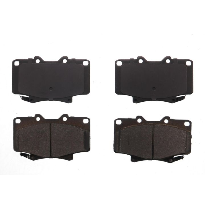 Four BFD502SM ProSeries OE Brake Pads arranged in two rows on a white background.