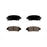Set of four BFD672CR ProSeries OE Brake Pads arranged in two rows on a white background.