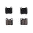 Four BFD709ASM ProSeries OE Brake Pads in black, arranged in a 2x2 grid on a white background.