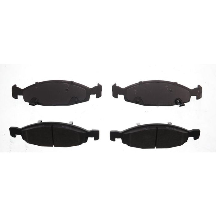 Four BFD942SM ProSeries OE Brake Pads displayed on a white background in a 2x2 grid format.