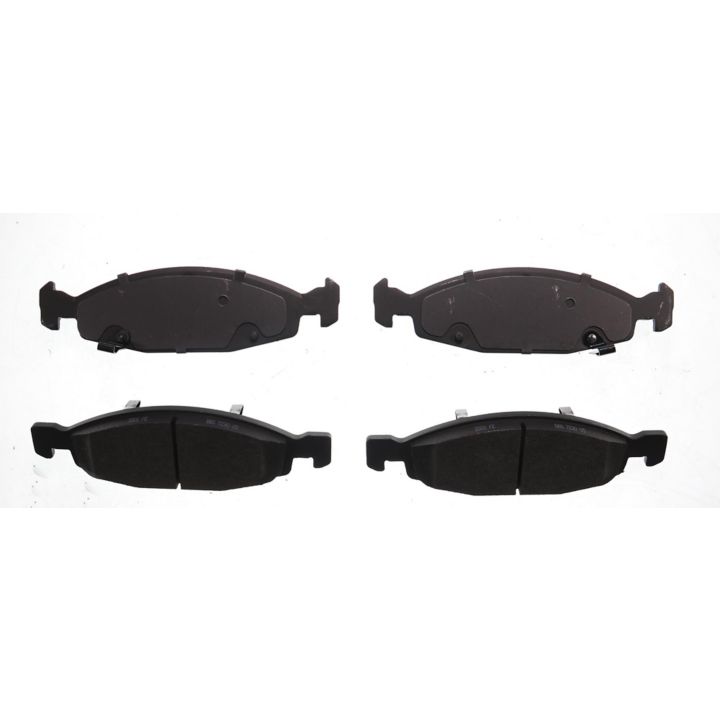 Four BFD942SM ProSeries OE Brake Pads displayed on a white background in a 2x2 grid format.