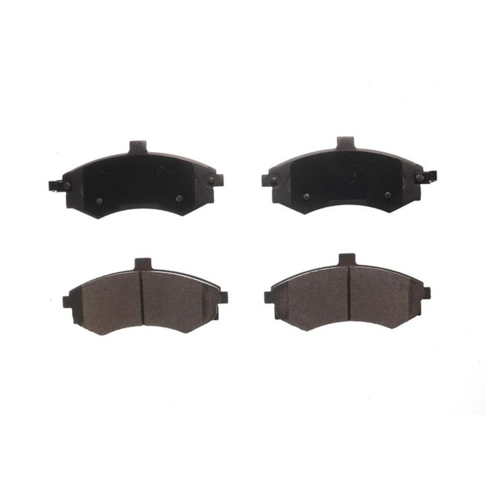 Four BFD941CR ProSeries OE Brake Pads in black and grey, arranged in two rows on a white background.