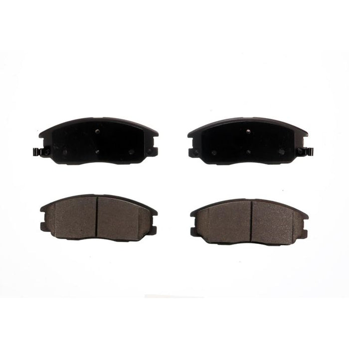 Set of four BFD955CR ProSeries OE Brake Pads on a white background, displayed in two rows of two.