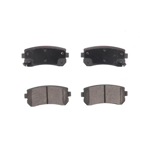 Four BFD1157CR ProSeries OE Brake Pads arranged in two rows of two, showing front and back views on a white background.