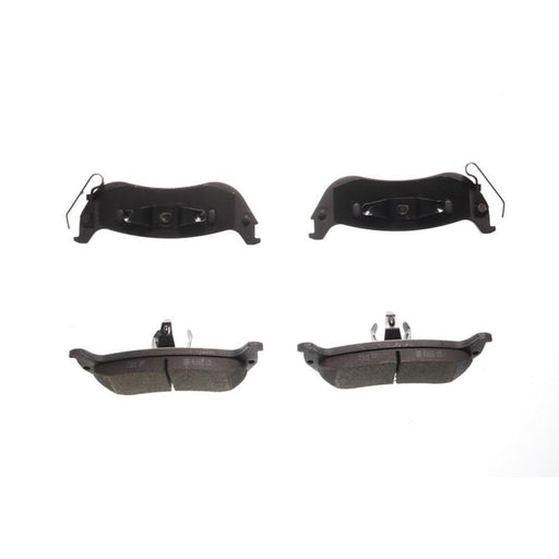 Four BFD998CR ProSeries OE Brake Pads arranged in a grid on a white background, with two pads showing the friction surface.