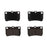 Four BFD1113CR ProSeries OE Brake Pads arranged in a grid pattern against a white background.