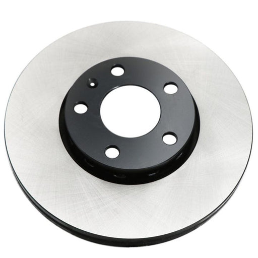 The C25433 ProSeries OE+ Brake Rotor is a silver and black automotive brake disc rotor featuring multiple holes for mounting.