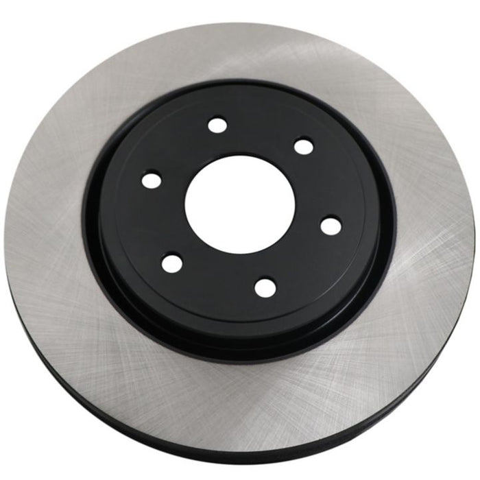 A C26420 ProSeries OE+ Brake Rotor featuring a central black hub and five mounting holes, laying flat against a white background.
