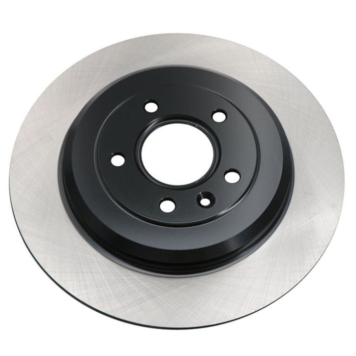 The C26212 ProSeries OE+ Brake Rotor is a single, metallic brake disc rotor featuring a circular design and multiple bolt holes in the center.