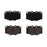 Four BFD137CR ProSeries OE Brake Pads in black, arranged in two rows on a plain white background.