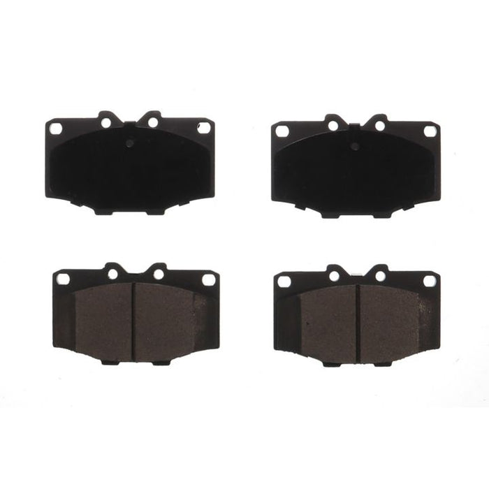 Four BFD137CR ProSeries OE Brake Pads in black, arranged in two rows on a plain white background.