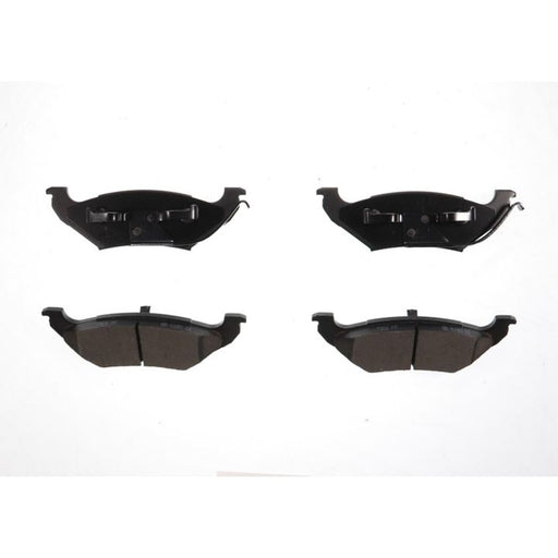 Four BFD544CR ProSeries OE Brake Pads, in black, arranged in two rows on a white background.