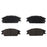 Four BFD497SM ProSeries OE Brake Pads in black, arranged in a rectangular pattern on a white background.