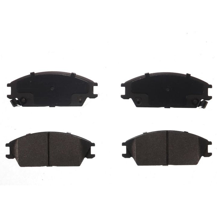 Four BFD497SM ProSeries OE Brake Pads in black, arranged in a rectangular pattern on a white background.