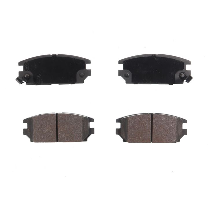 Four BFD532CR ProSeries OE Brake Pads in black and brown arranged in two rows on a white background.