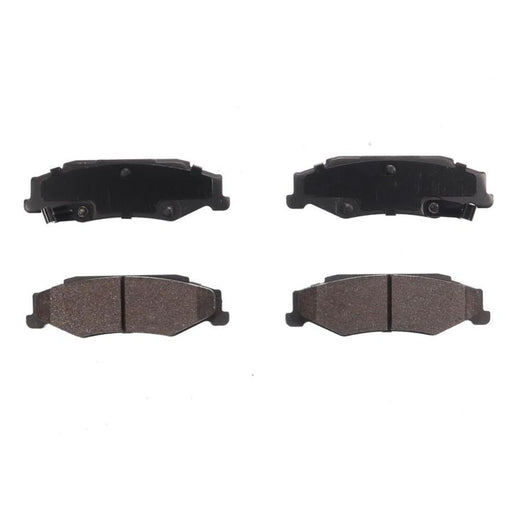 Four BFD732SM ProSeries OE Brake Pads in black and brown, arranged in two pairs on a white background.