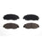 Four BFD764CR ProSeries OE Brake Pads in black, arranged in two rows on a plain white background.