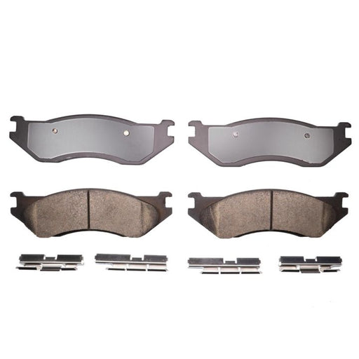 Two sets of BFD966BSM ProSeries OE Brake Pads and clips arranged side by side against a white background.