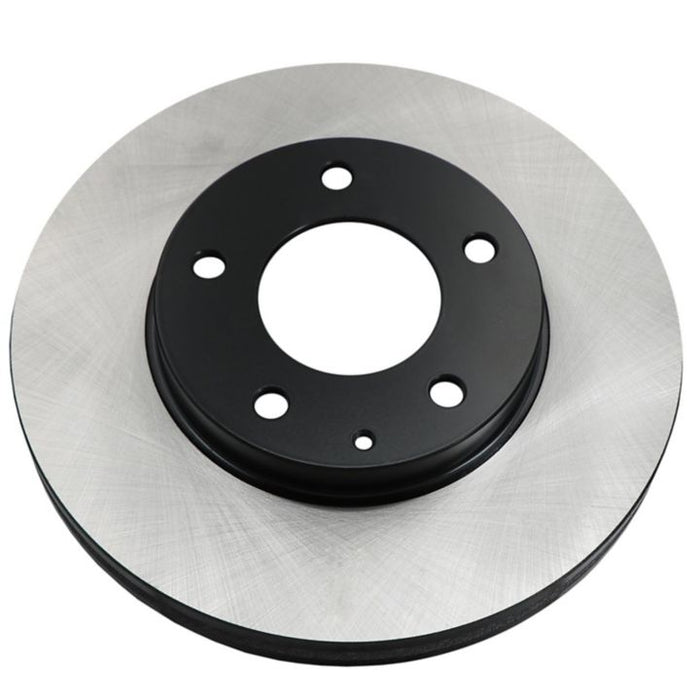A single ProSeries OE+ Brake Rotor (model C25430) with a central hole and multiple smaller holes for mounting.
