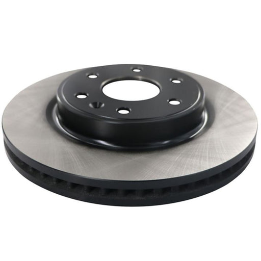 Close-up of a C26467 ProSeries OE+ Brake Rotor, showing the front face with mounting holes and a dark central hub.