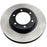 The C26089 ProSeries OE+ Brake Rotor is designed with a black center, a silver outer edge, and features five bolt holes.