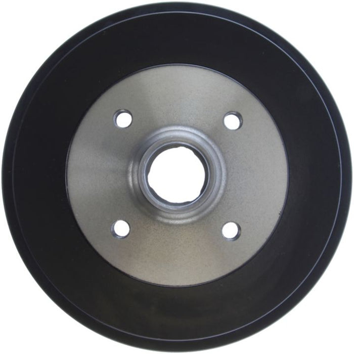 3829 Pro-Series OE Brake Drum featuring a circular metal design with a dark outer rim, central hole, and four smaller holes in a symmetrical pattern.