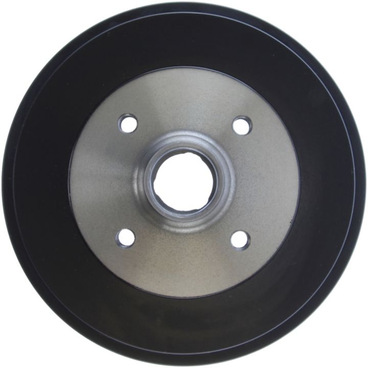 3829 Pro-Series OE Brake Drum featuring a circular metal design with a dark outer rim, central hole, and four smaller holes in a symmetrical pattern.