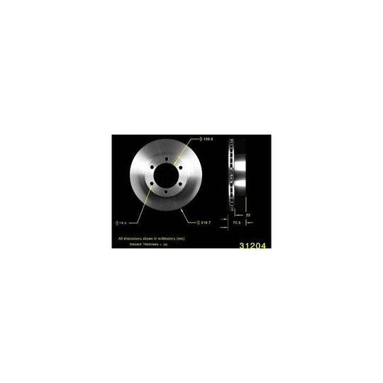 31204 Pro-Series OE Brake Rotor