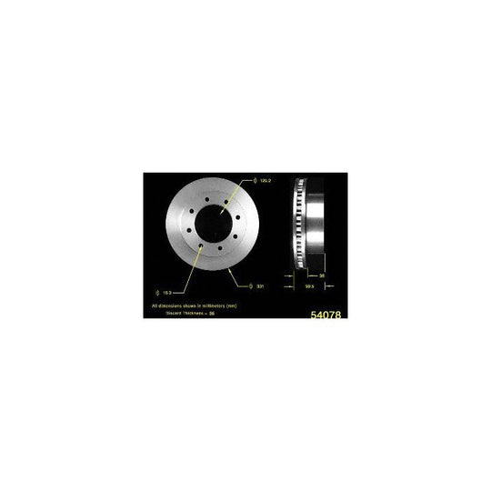54078 Pro-Series OE Brake Rotor