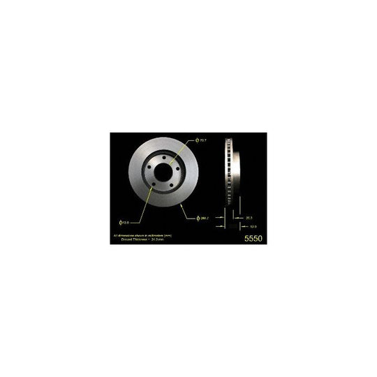 5550 Pro-Series OE Brake Rotor