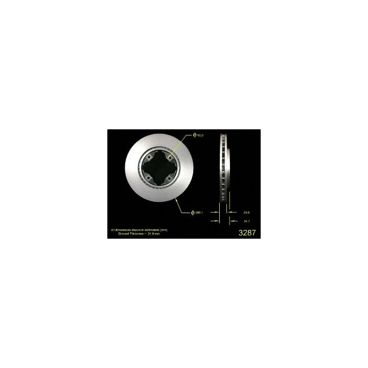 3287 Pro-Series OE Brake Rotor