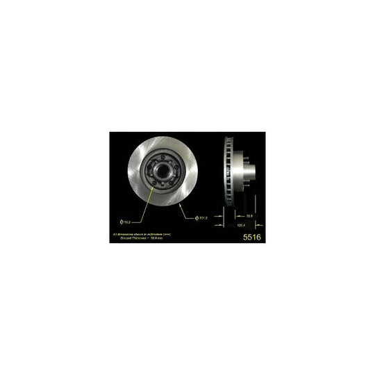 5516 Pro-Series OE Brake Rotor