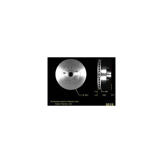 5519 Pro-Series OE Brake Rotor