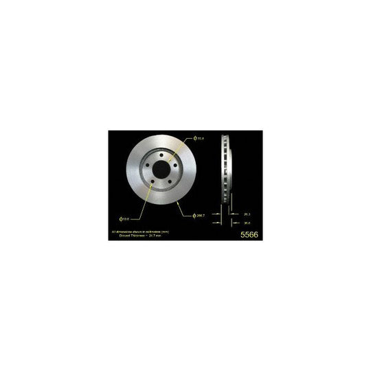 5566 Pro-Series OE Brake Rotor