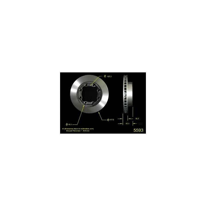 5593 Pro-Series OE Brake Rotor