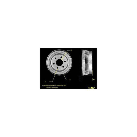 8992 Pro-Series OE Brake Drum