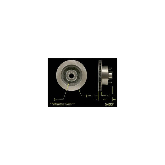 54031 Pro-Series OE Brake Rotor