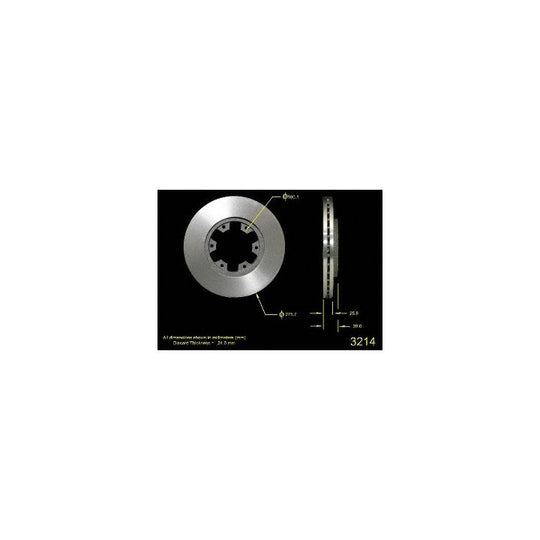 3214 Pro-Series OE Brake Rotor