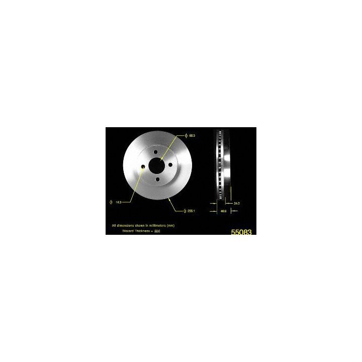 55083 Pro-Series OE Brake Rotor
