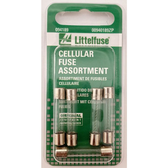 00940189ZP Littelfuse Cellular Fuse Assortment, 4-pk